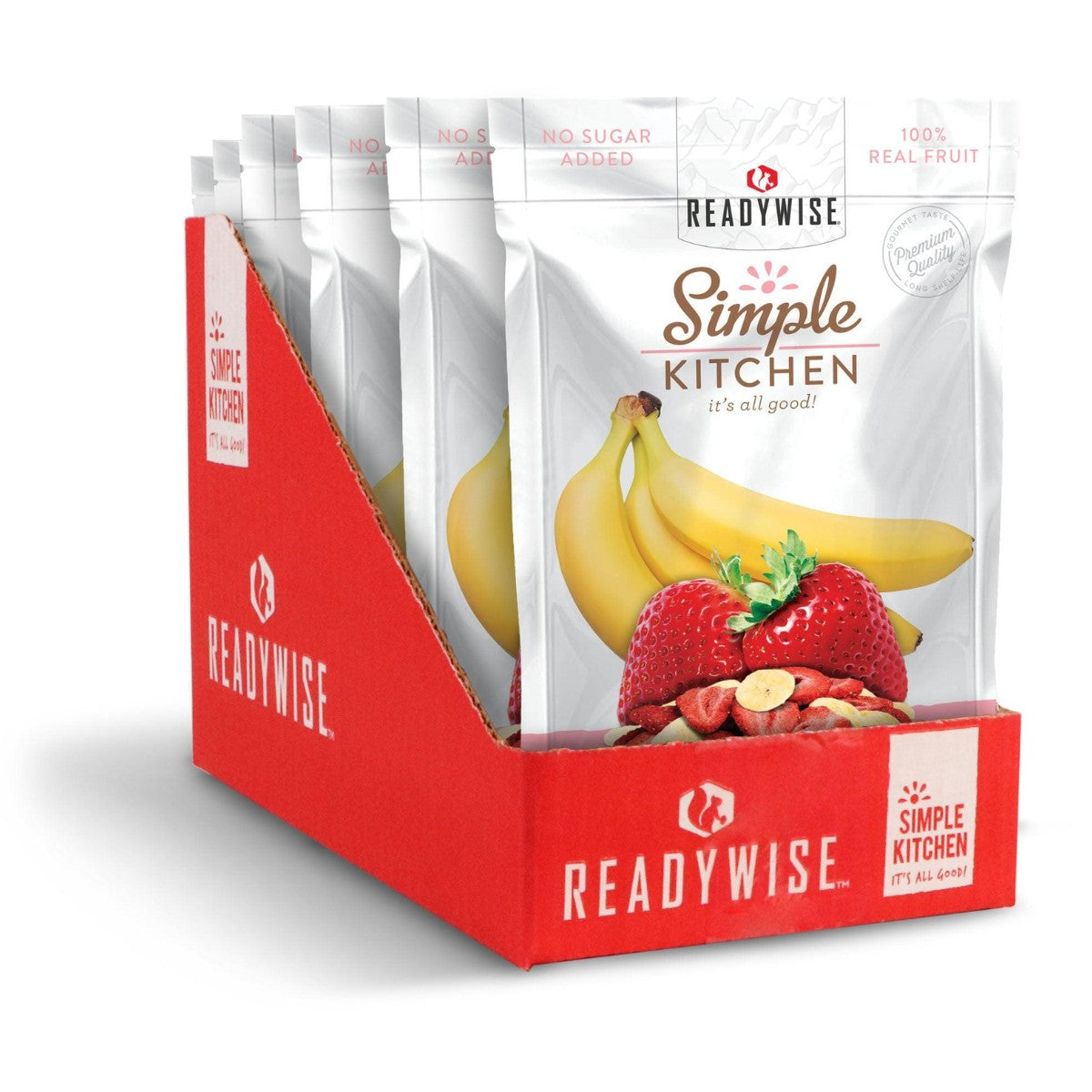 ReadyWise 6 CT Case Simple Kitchen Strawberries & Bananas