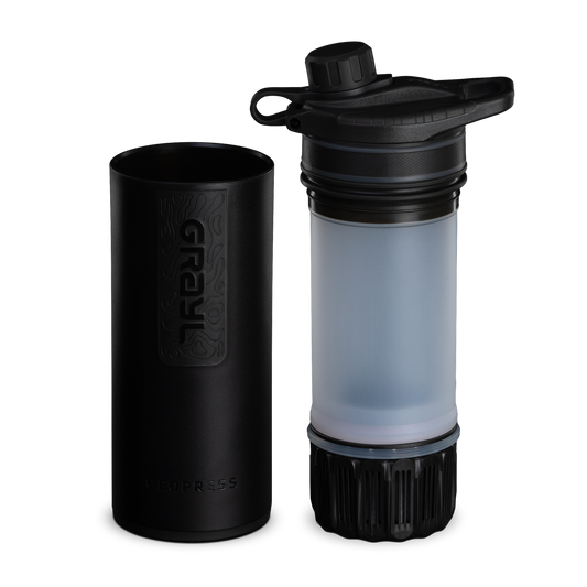 24 OZ  Grayl GeoPress Water Purifier - Covert Black