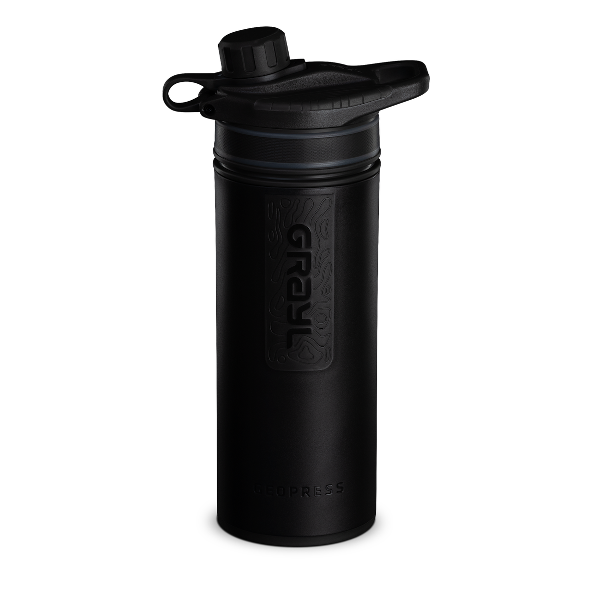 24 OZ  Grayl GeoPress Water Purifier - Covert Black [Open Box]