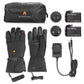 Ororo "Calgary" Heated Gloves 2.0 Black / Orange