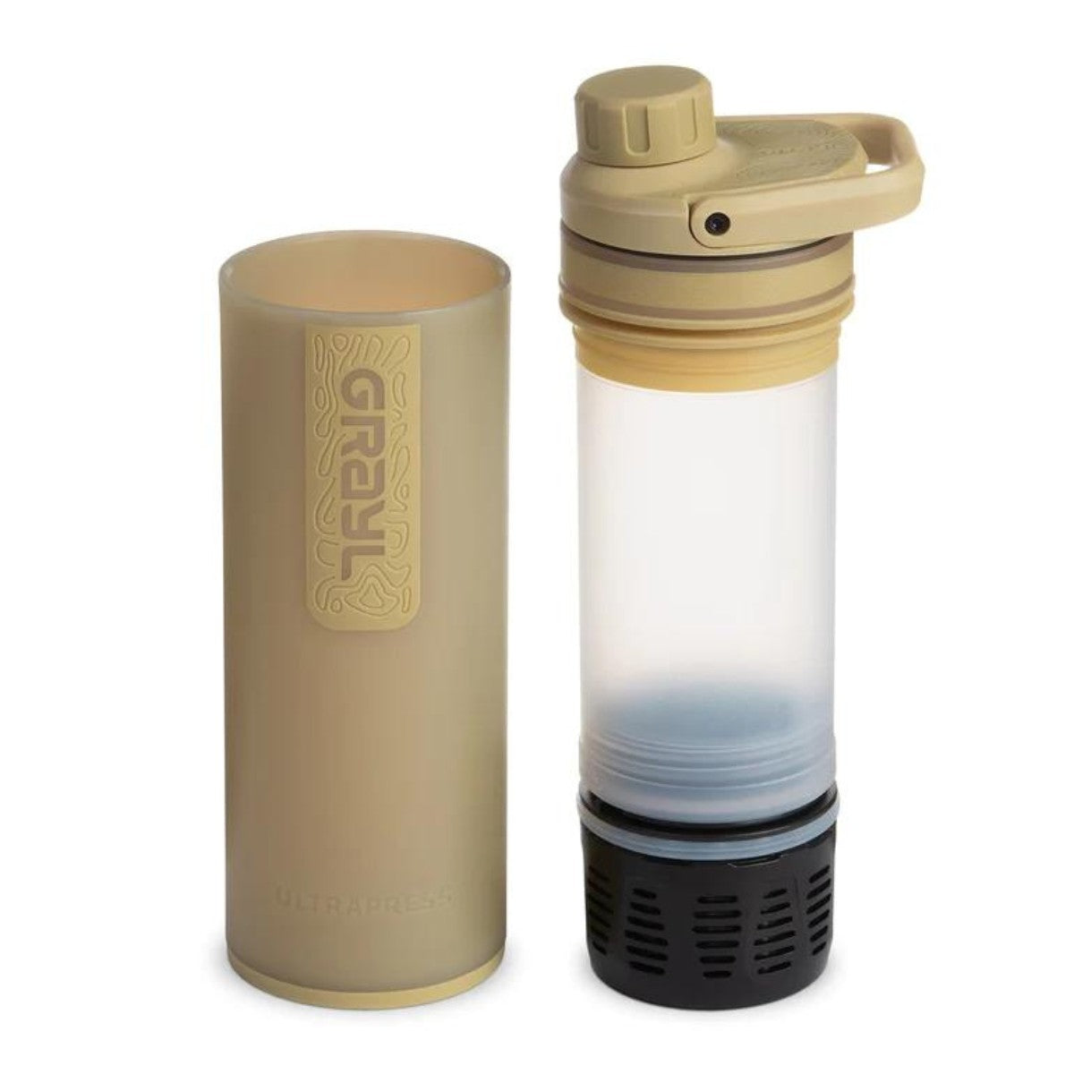 16 OZ Grayl GeoPress Ultrapress Water Purifier - Desert Tan