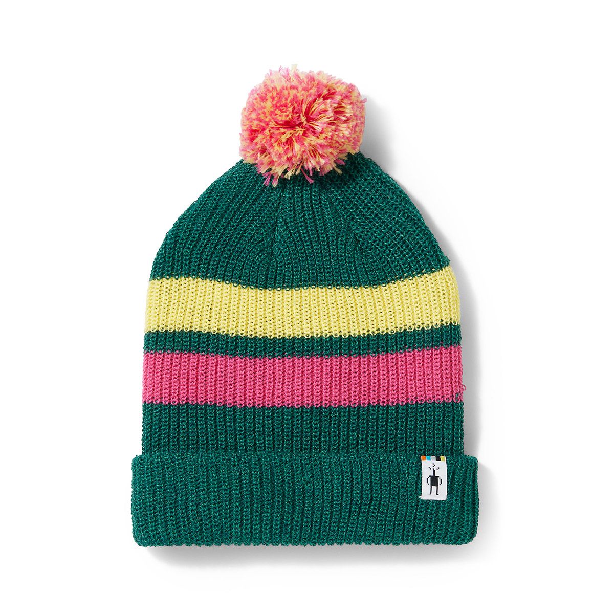 SmartWool Kids Stripe Pom Beanie