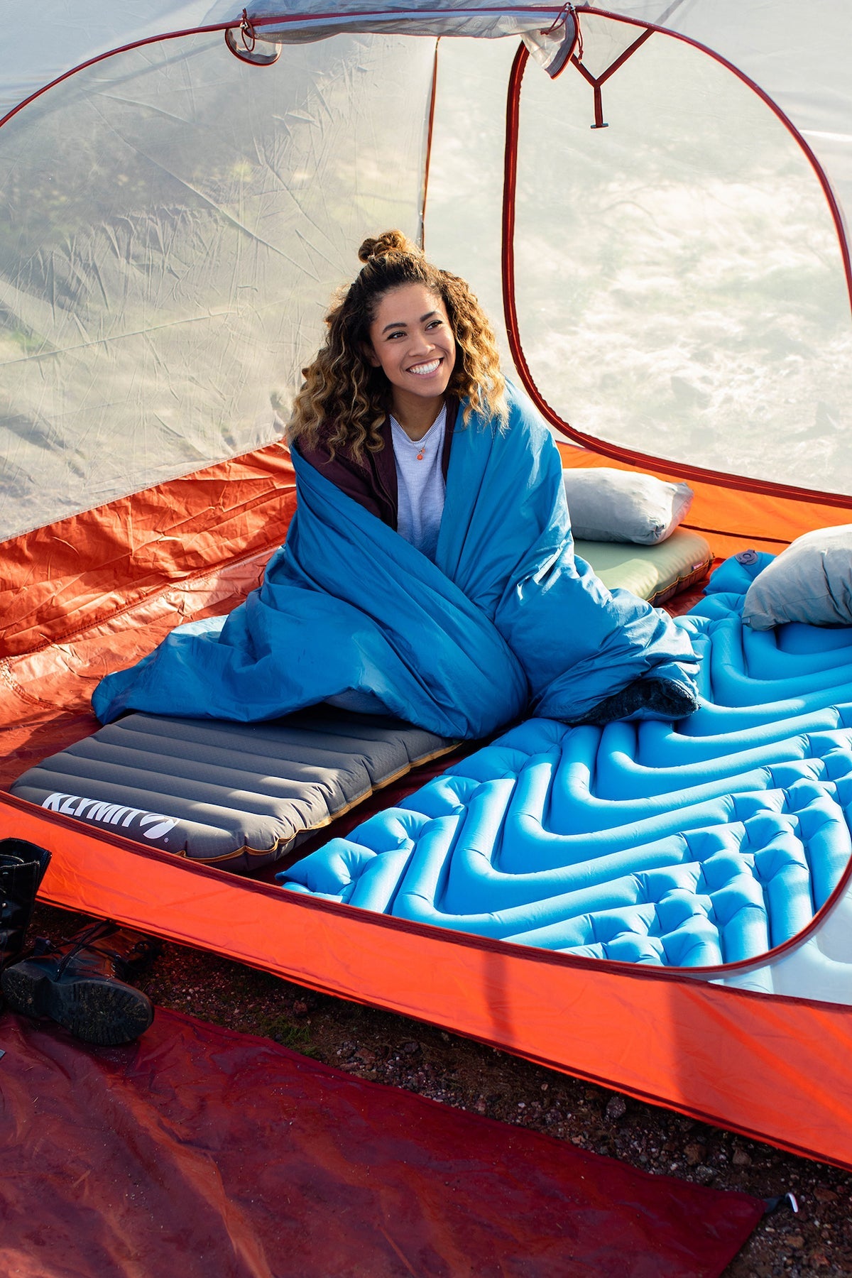 Klymit Versa Luxe Blanket - Blue