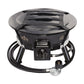 Kuma Bear Blaze Fire Bowl 24 "- Black w/ Lid