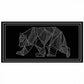 Kuma Outdoor Mat-Bear-18' x 9' (Black/Grey)