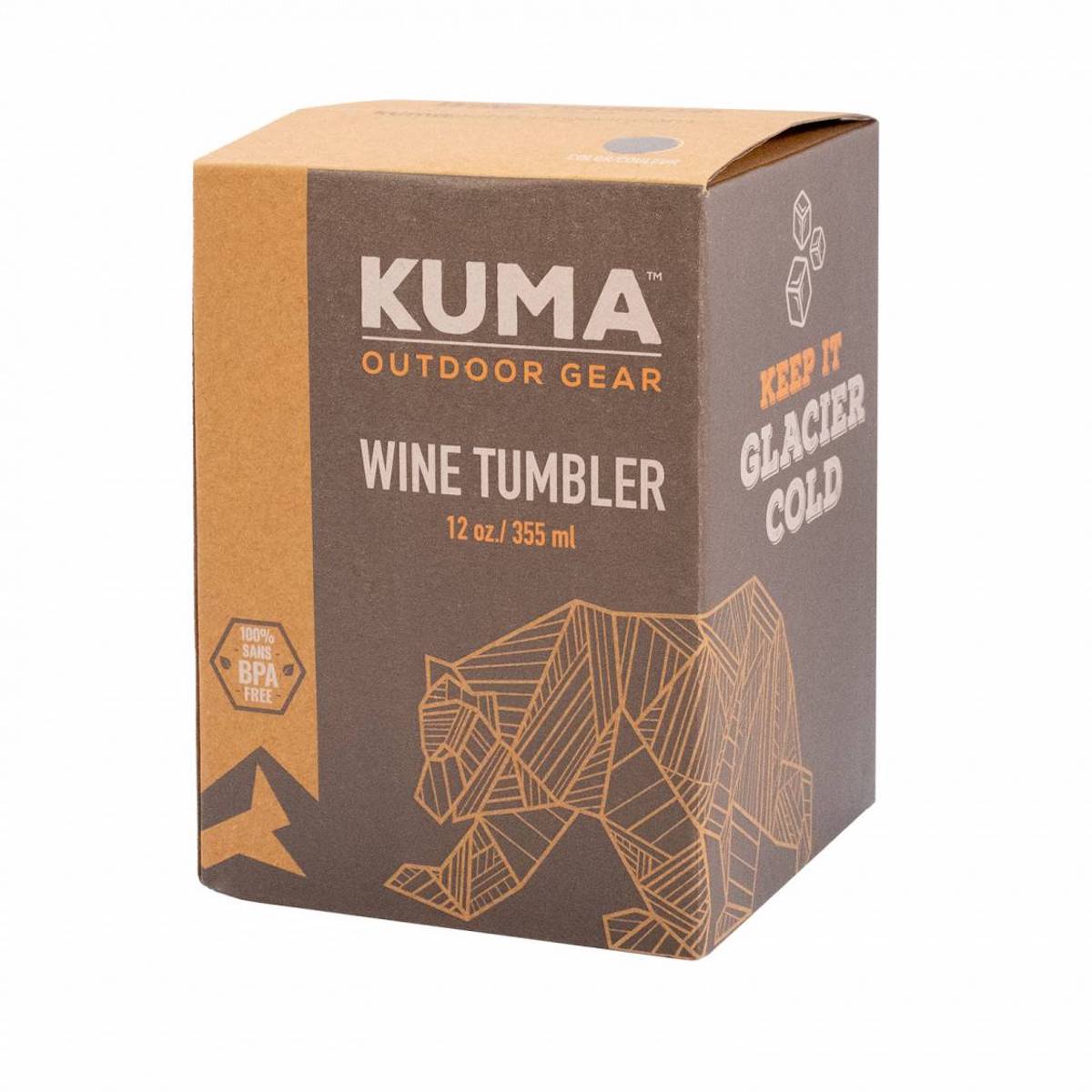 Kuma Wine Tumbler - Black