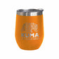 Kuma Wine Tumbler - Orange