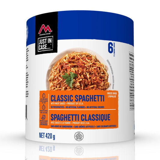 Mountain House Classic Spaghetti with Meat Sauce #10 Can