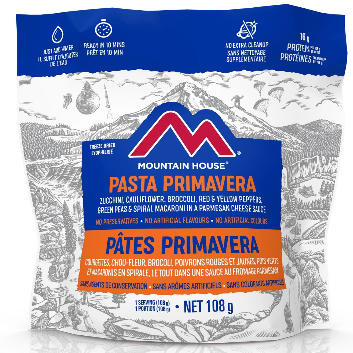 Mountain House Pasta Primavera Single Serve