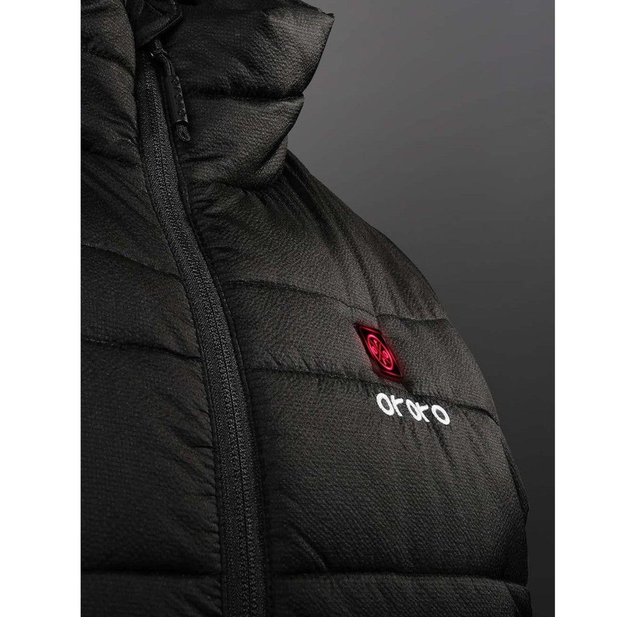 Ororo Men's Heated Padded Vest - Black