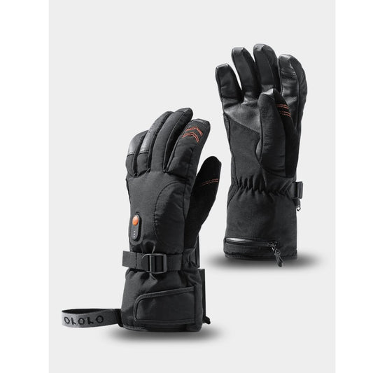 Ororo "Calgary" Heated Gloves 2.0 Black / Orange