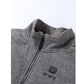 Ororo Mens Heated Full Zip Fleece Jacket - Flecking Grey