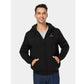 Ororo Unisex 3 Zone Heated Fleece Hoodie - Black