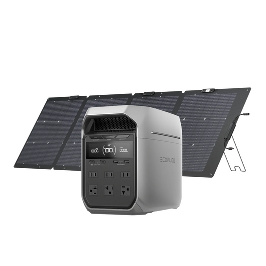 EcoFlow Delta 3 Plus Solar Generator (220W Panels)