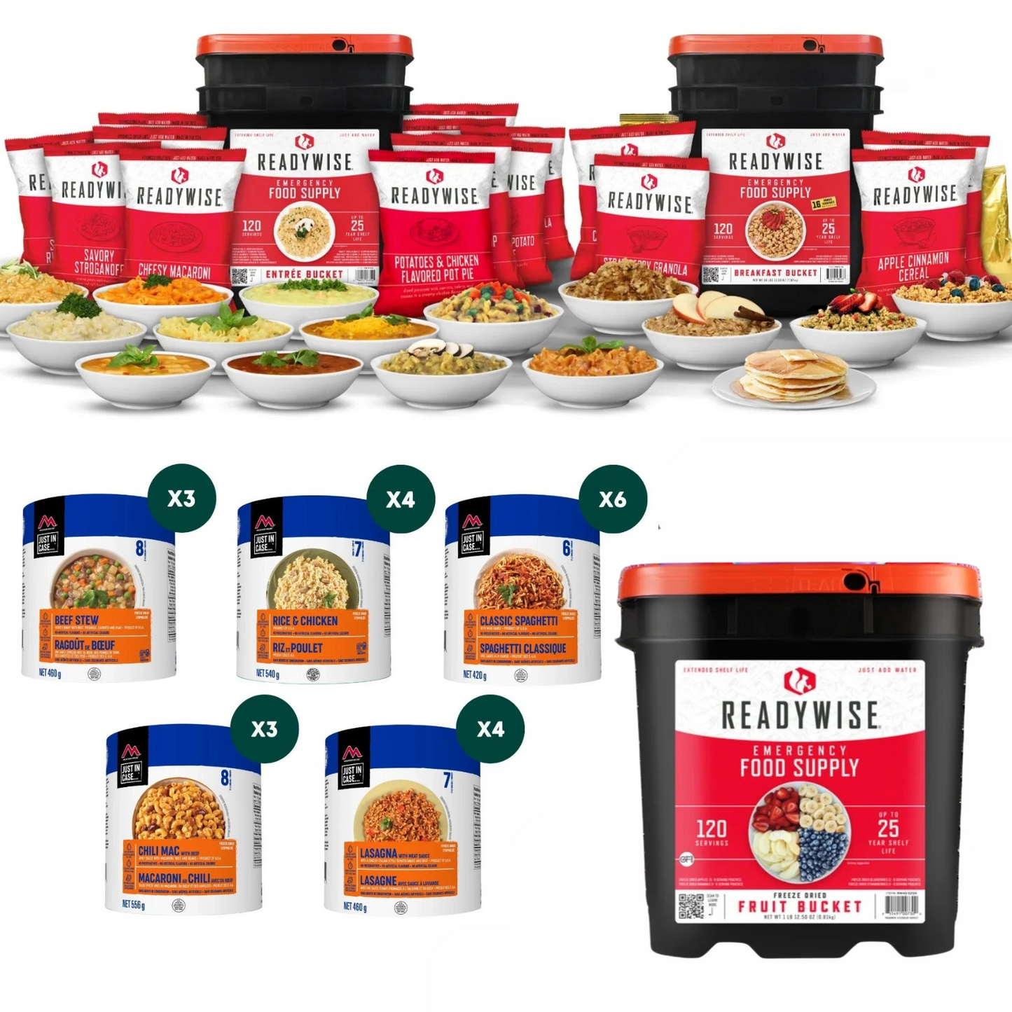 30 Day Family / 120 Day Personal Emergency Food Supply