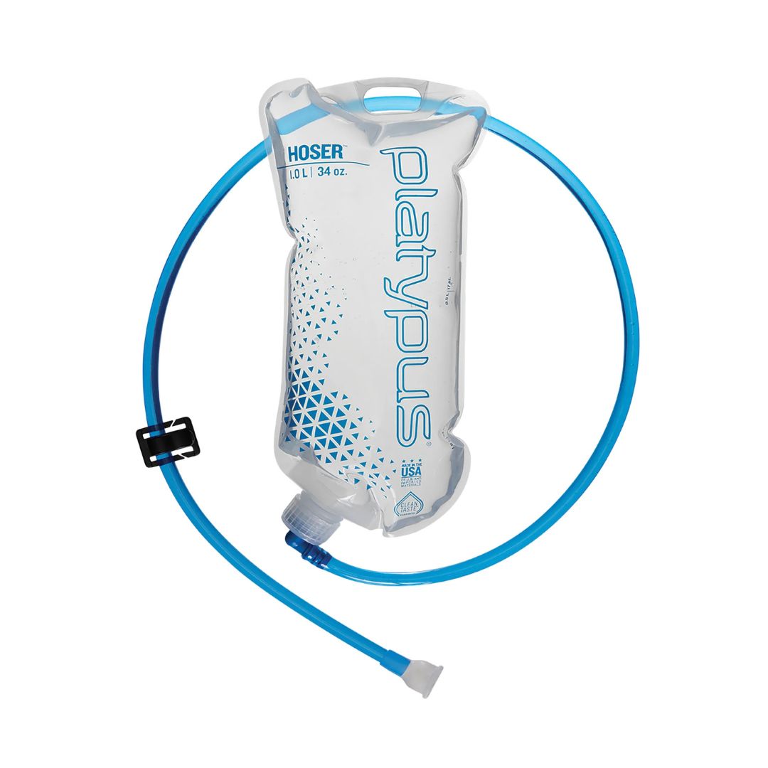 platypus hoser reservoir 1 liter hydration bladder with drinking hose and bite valve