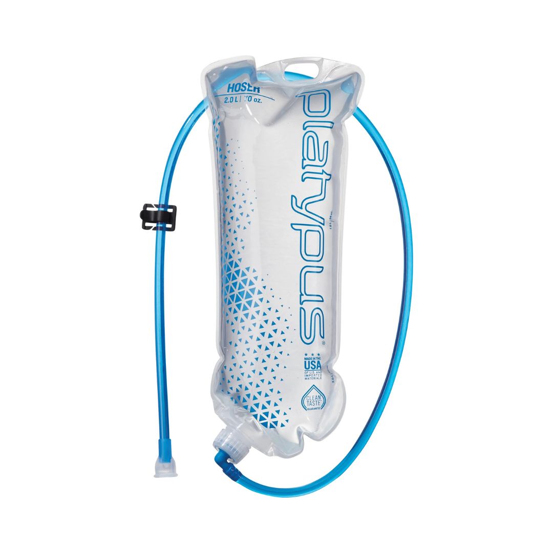 platypus hoser reservoir 2 liter hydration bladder with drinking hose and bite valve