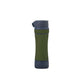 Platypus quickdraw filter green water filter bottle front view clean dirty labeled.