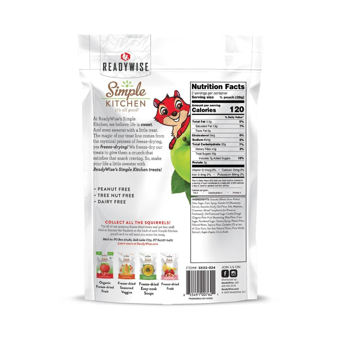ReadyWise 6 CT Case Simple Kitchen Old Fashioned Apple Crisp