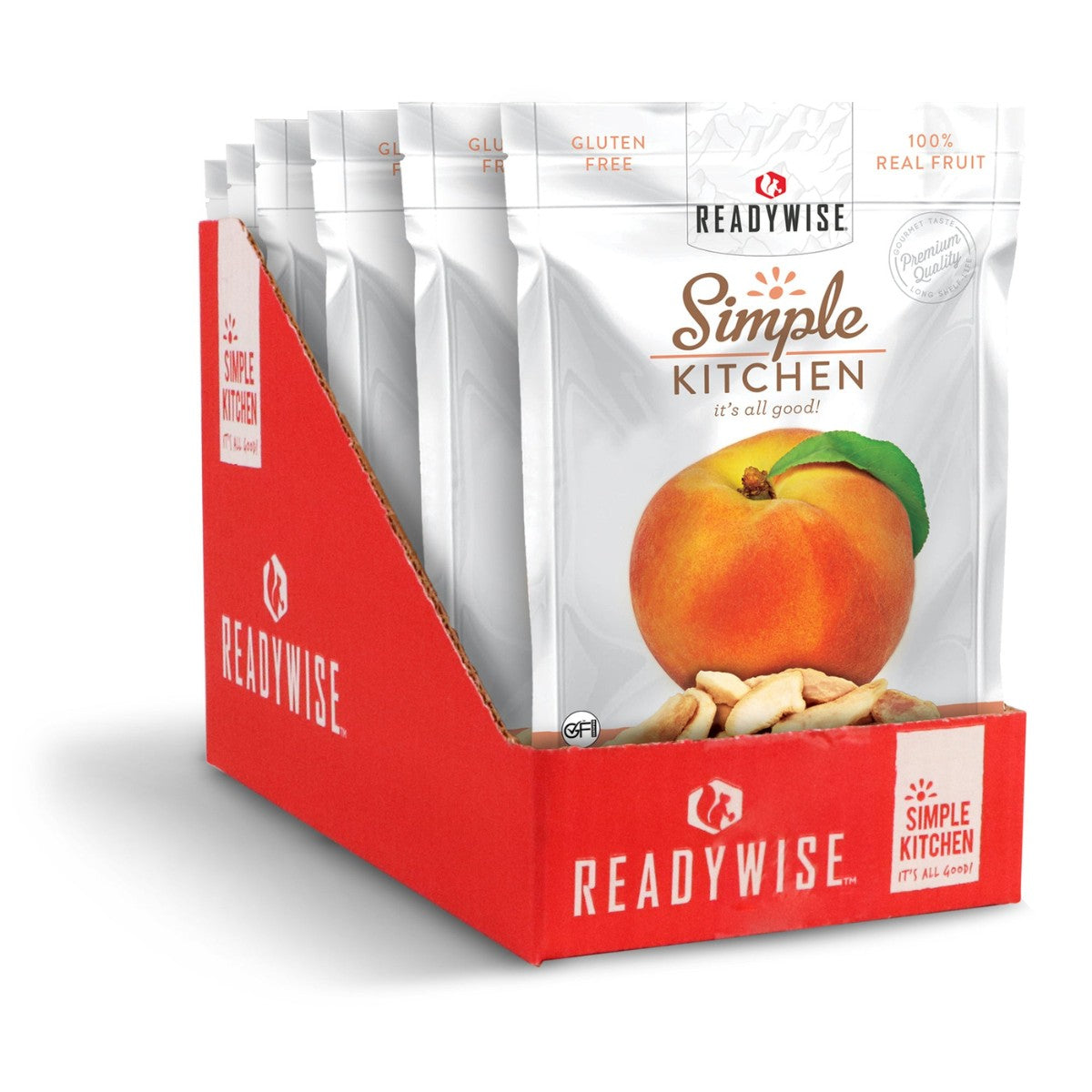 ReadyWise 6 CT Case Simple Kitchen Peaches