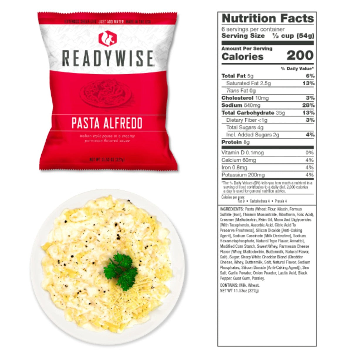 ReadyWise GLUTEN FREE  84 Serving Breakfast and Entrée Grab and Go