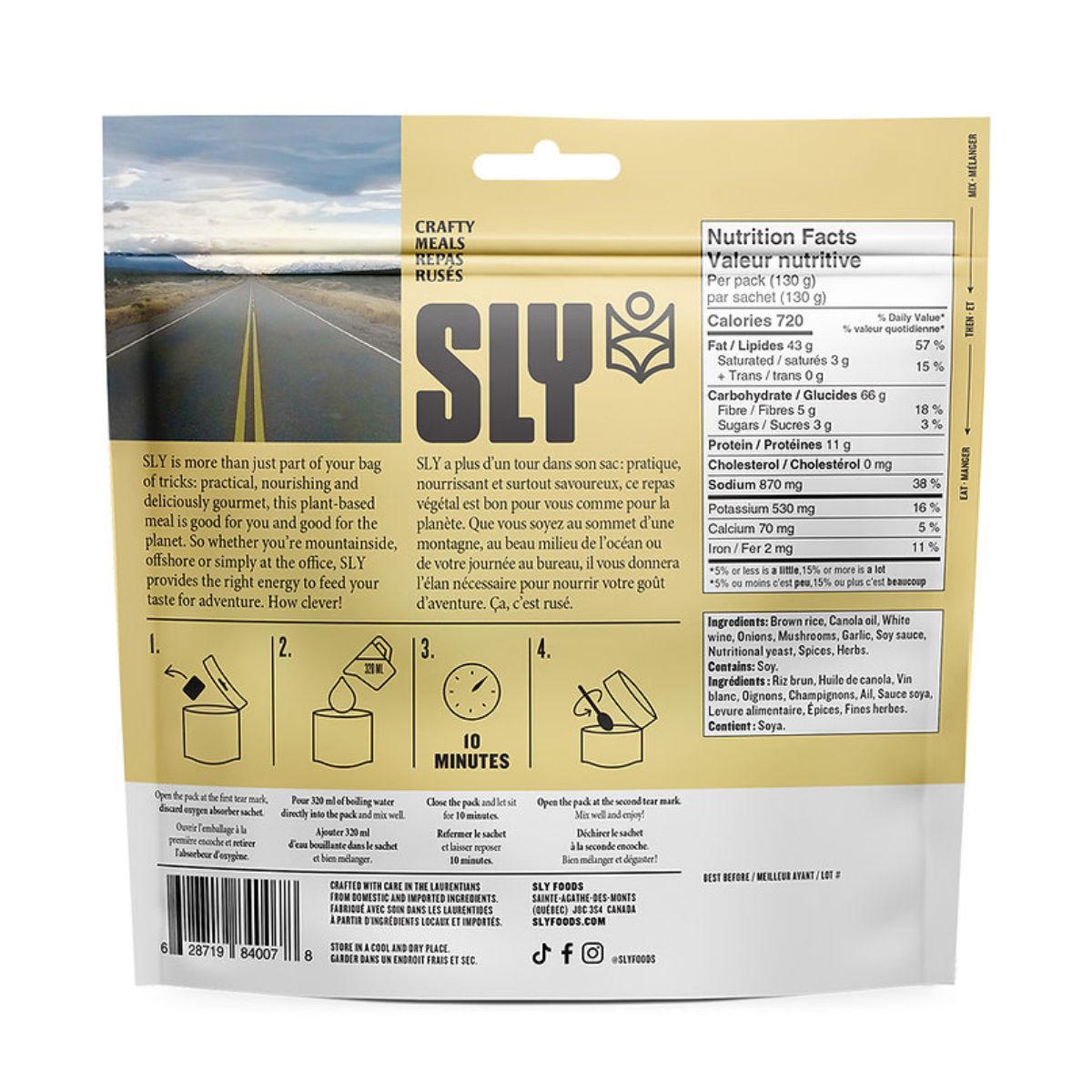 Sly Foods Mushroom Risotto