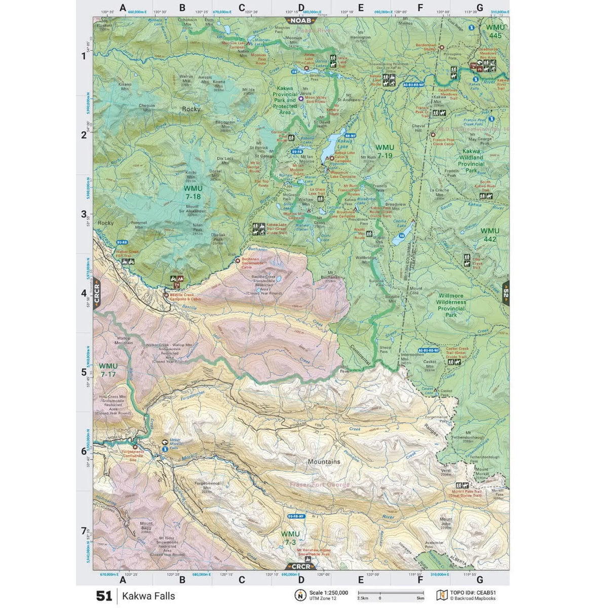 Backroad Maps Central Alberta Backroad Mapbook