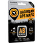Backroad Maps Alberta GPS Maps Garmin microSD card front packaging for Alberta topographic GPS navigation, trails, crown land, hunting and fishing.