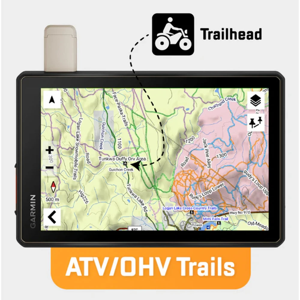 backroad maps atv ohv trails garmin gps navigation bc alberta