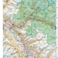 Banff National Park guide page from the Backroad Maps Canadian Rockies Backroad Mapbook 5th Edition featuring park overview, history, glaciers, and hiking information.