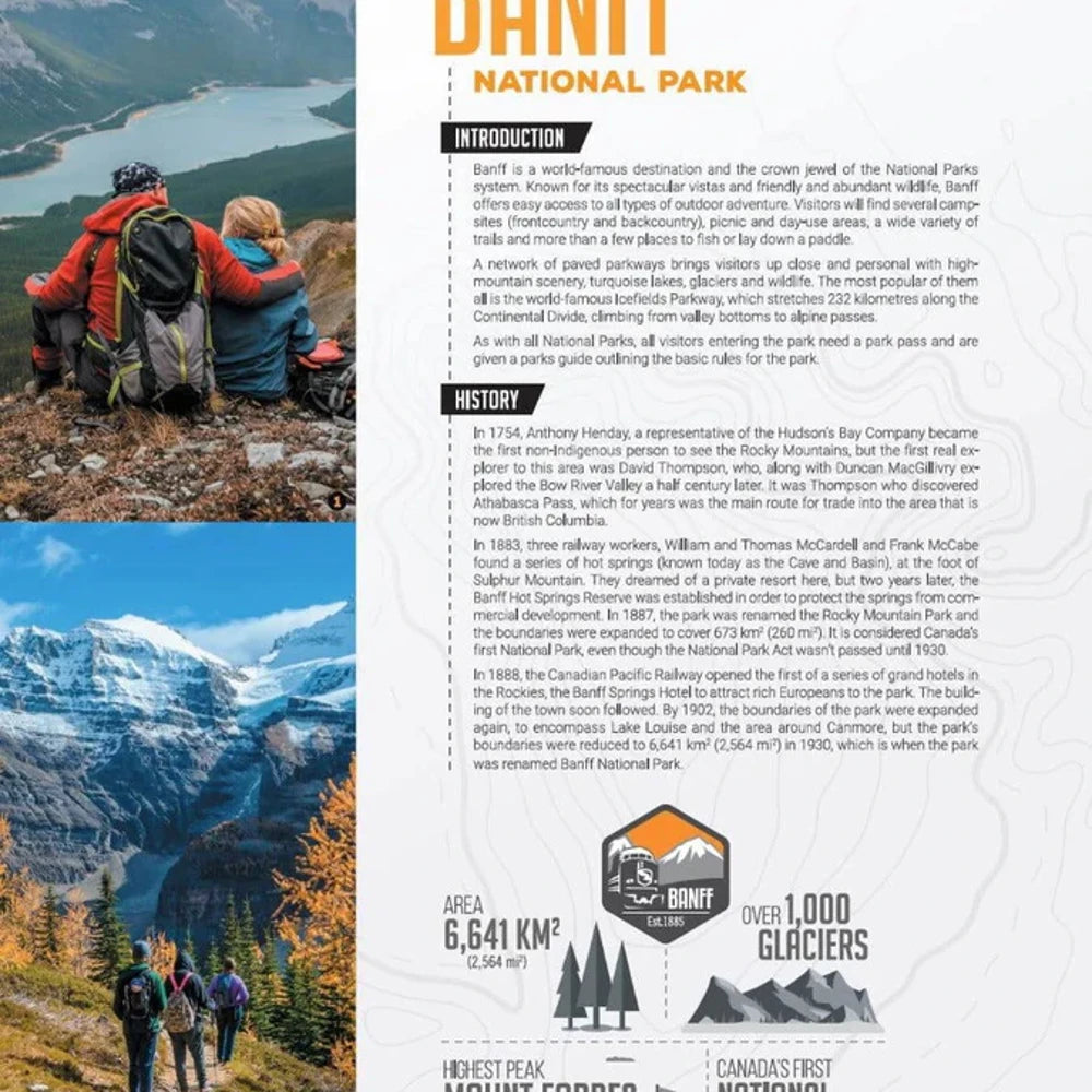 Mapbook Detailed Canadian Rockies Backcountry Maps – Detailed Adventure Map Book – Craze ...