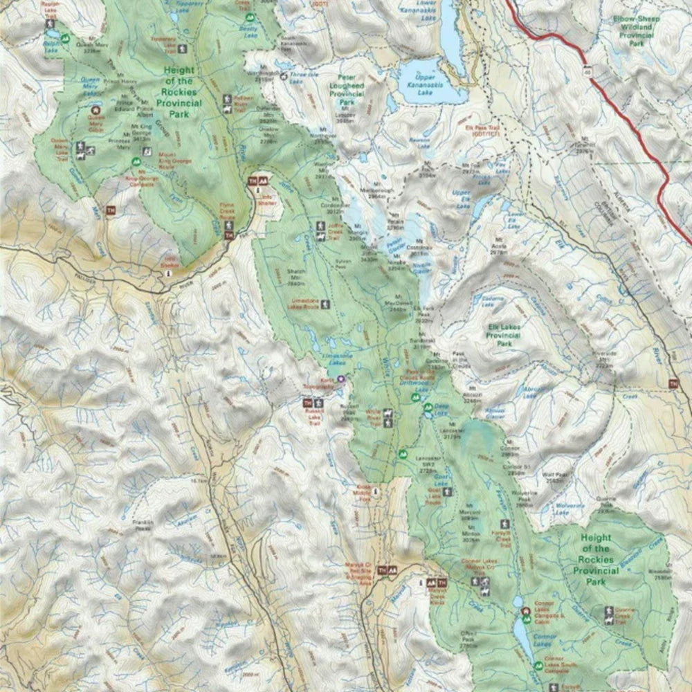 Mapbook Detailed Canadian Rockies Backcountry Maps – Detailed Adventure Map Book – Craze ...