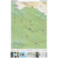 Backroad Maps Kakwa Falls Kakwa Wildland Provincial Park Alberta destination map full destination map showing terrain, trails, waterfalls and backcountry access routes.