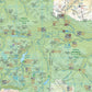 Backroad Maps NOBC30 Kakwa Provincial Park topo map detailed topographic map section showing detailed terrain, trails, and recreation information in BC and Alberta.
