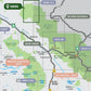 Backroad Maps NOBC30 Kakwa Provincial Park topo map regional overview map showing detailed terrain, trails, and recreation information in BC and Alberta.