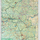 North Ghost PLUZ Alberta crown land map showing public land use zones, off-road trails and backcountry access routes.