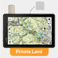 backroad maps private land boundaries gps topographic