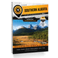 Backroad Maps Southern Alberta Backroad Mapbook front cover showing detailed maps, trails, and outdoor recreation information.