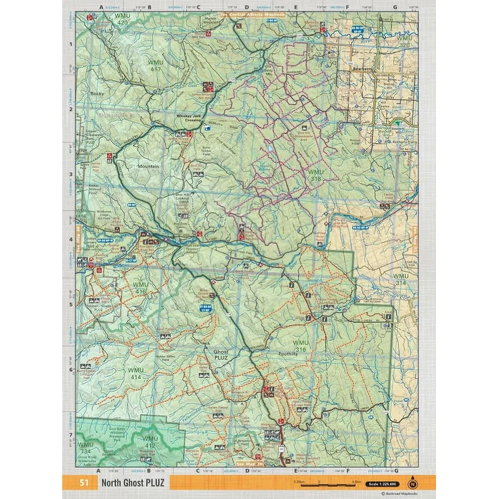 Mapbook Detailed Southern Alberta Backcountry Maps – Backroad Mapbook Guide – Craze Outdoors