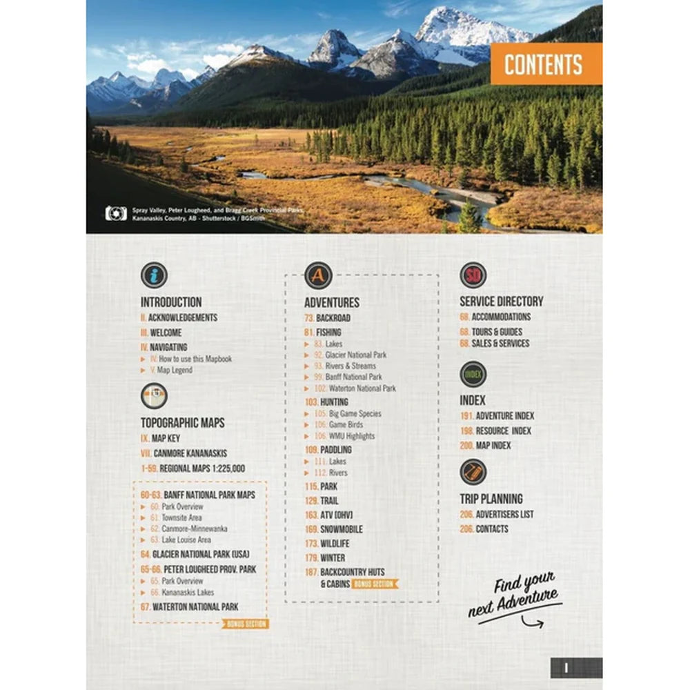 Mapbook Detailed Southern Alberta Backcountry Maps – Backroad Mapbook Guide – Craze Outdoors