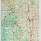 Turner Valley Alberta topographic map from Backroad Maps showing off-road trails, roads, and outdoor recreation areas.