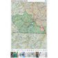 Backroad Maps Waterton Lakes National Park Alberta park map full park map showing trails, lakes, terrain and recreation areas in southern Alberta.