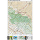 Backroad Maps Willmore Wilderness Provincial Park Alberta park map full park map showing backcountry trails, terrain, rivers and wilderness recreation areas.