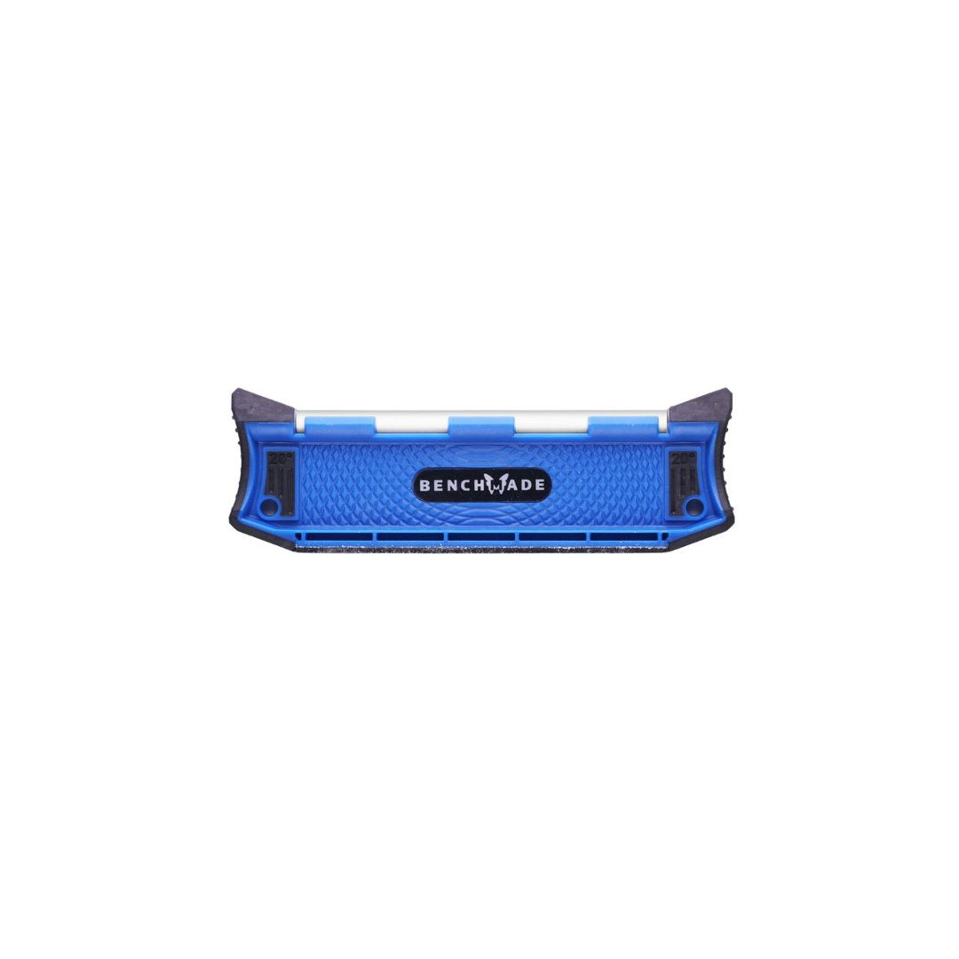Benchmade 20 degree guided hone tool centered view with dual angle guides