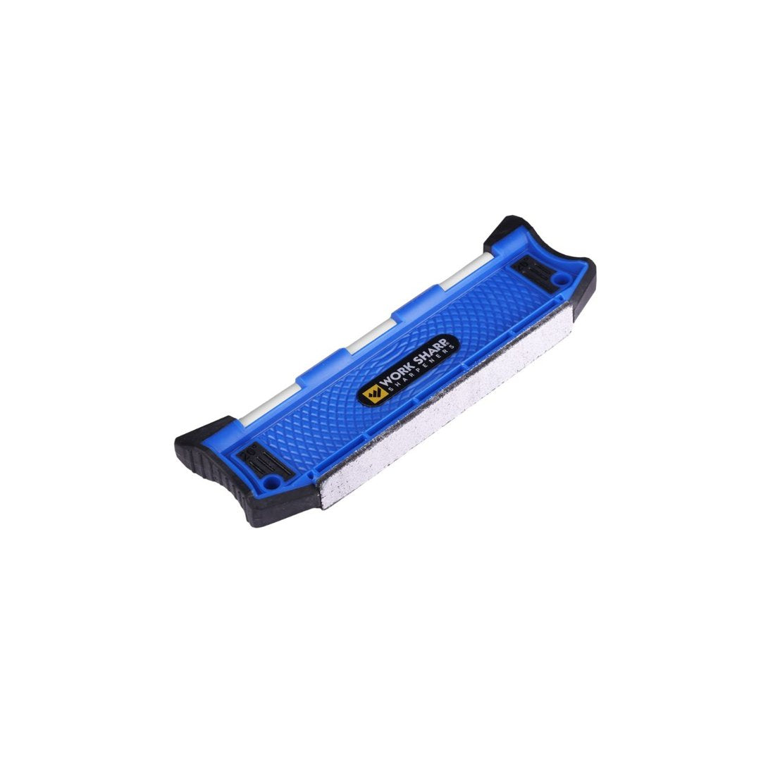 Benchmade 20 degree guided hone tool showing sharpening surface and grip texture