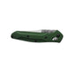 Benchmade 940 Osborne folding knife closed view showing green aluminum handle.