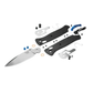 Benchmade Bugout carbon fiber knife disassembled components layout
