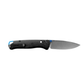 Benchmade Bugout carbon fiber drop-point knife open right view