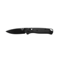 Benchmade Bugout CF-Elite drop point knife open full view with black blade and handle