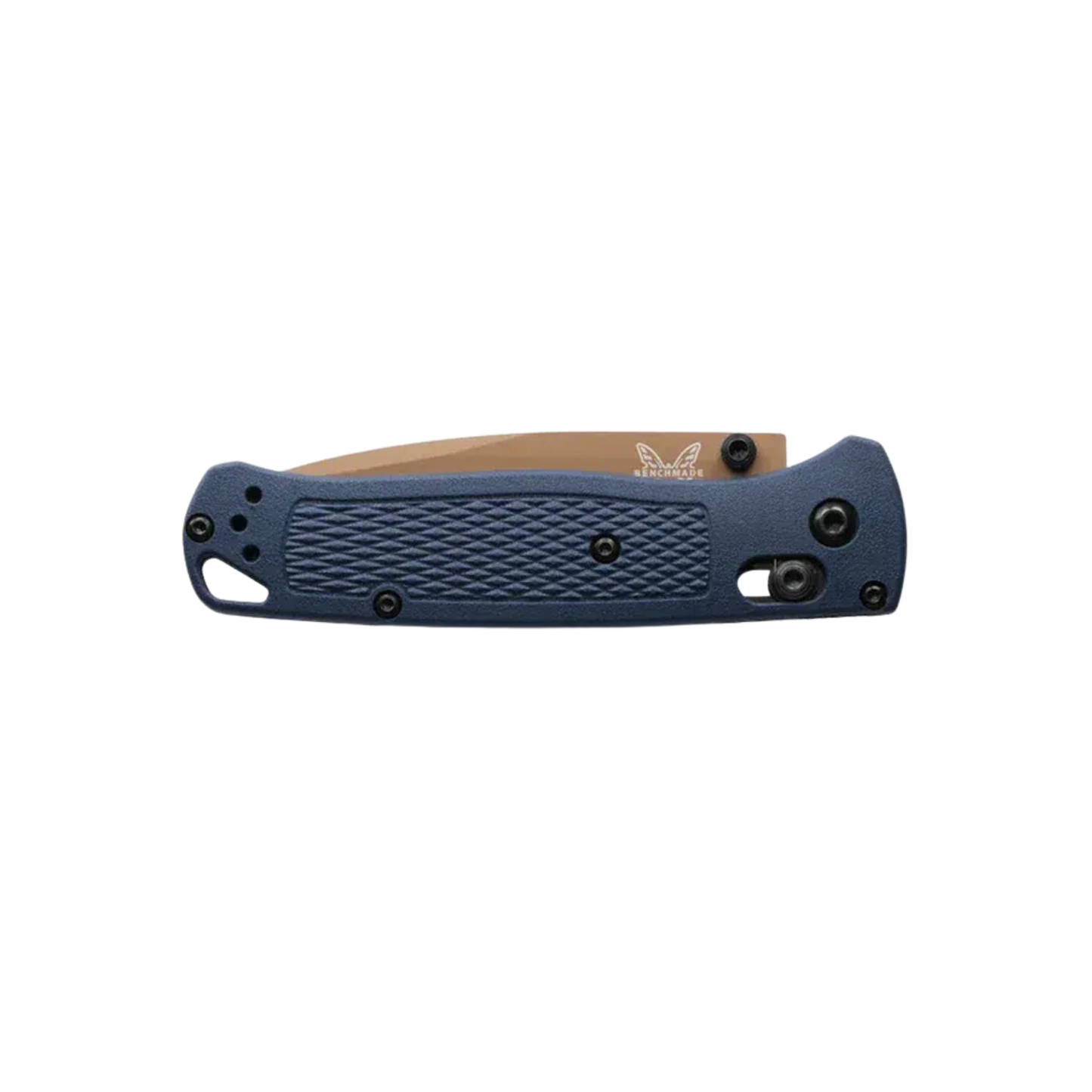 Benchmade Bugout Crater Blue drop-point knife closed